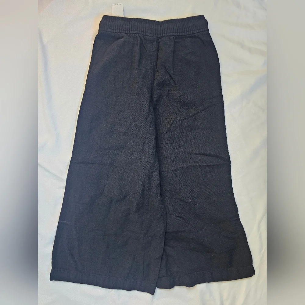 Old Navy Black Loose High-Waisted Wide-Leg Pants- Small (6/7)- NWT